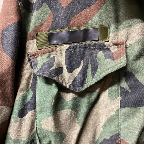 Army, fatigue, camouflage, original jacket. Size: medium long, see photos. - Picture 7 of 9